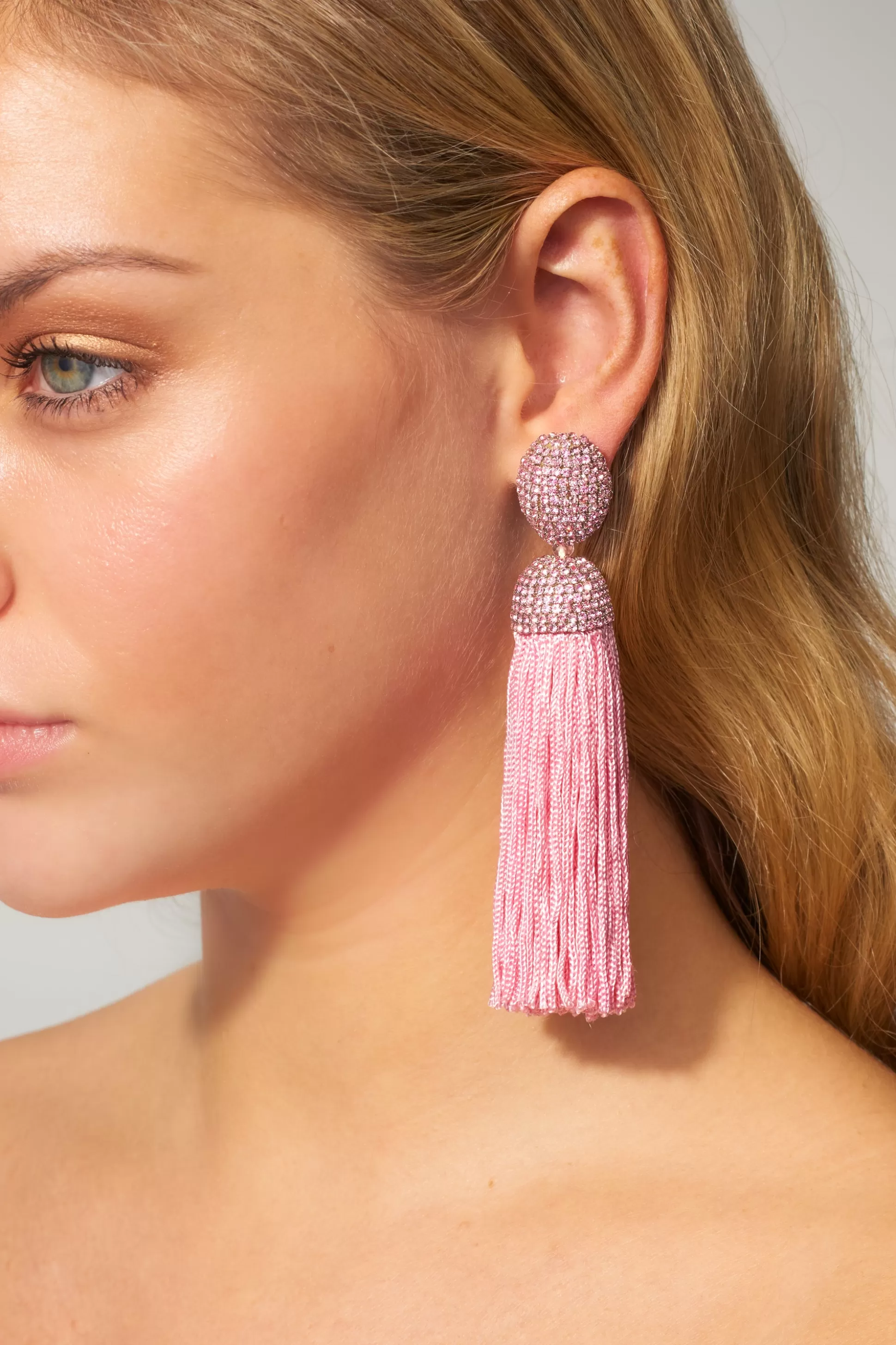 Sachin & Babi Earrings<Hilary Earrings - Crystals / Thread Ivory